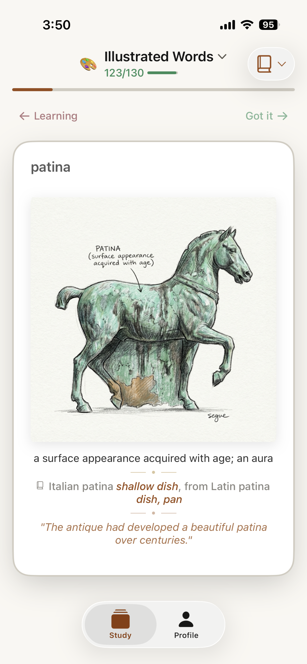 Segue iOS - Illustrated Flashcard
