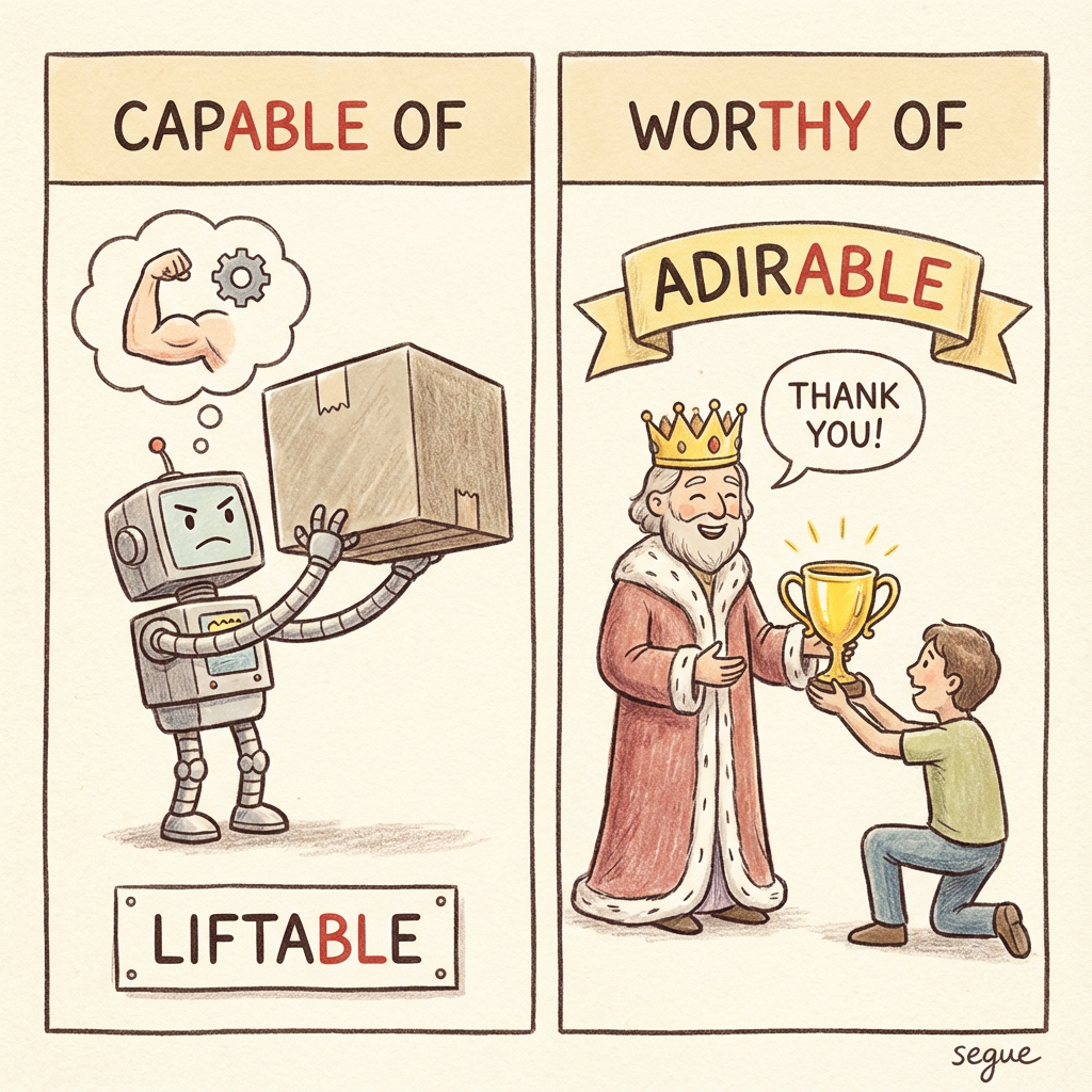 -able, -ible