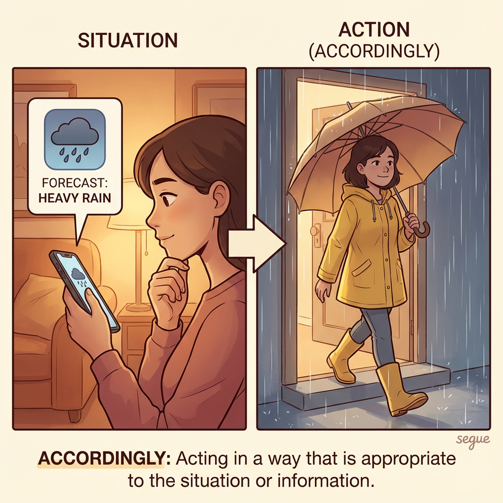 accordingly