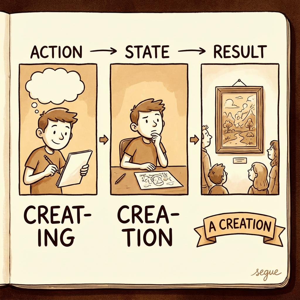 -ation, -tion