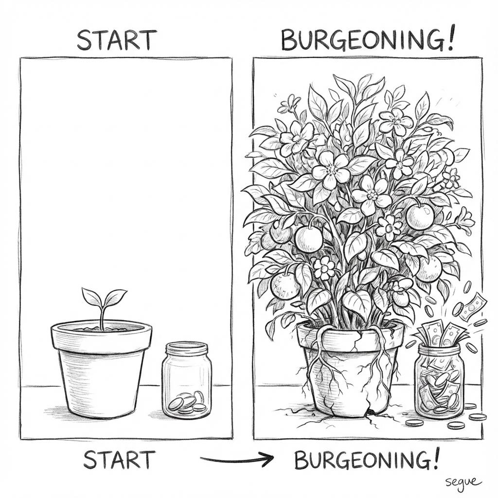 burgeoning