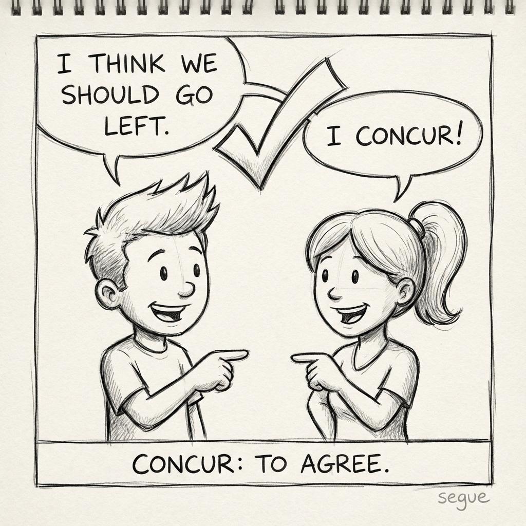 concur