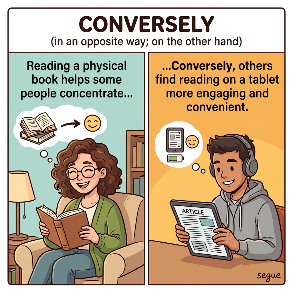 conversely