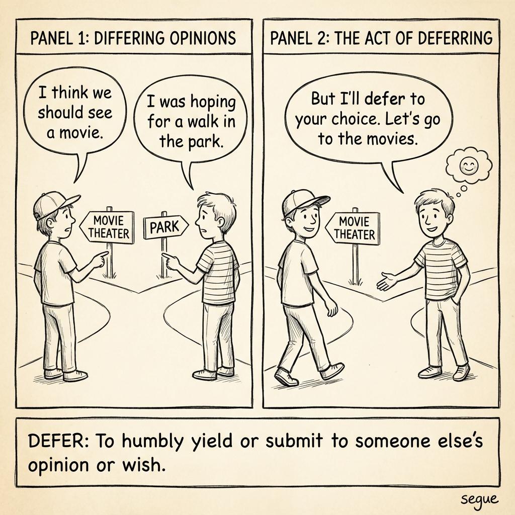 defer