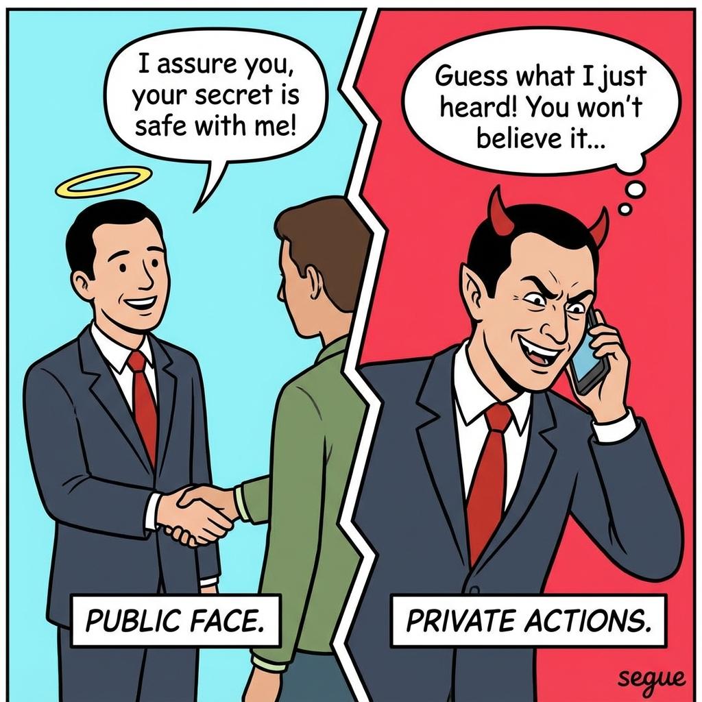duplicitous