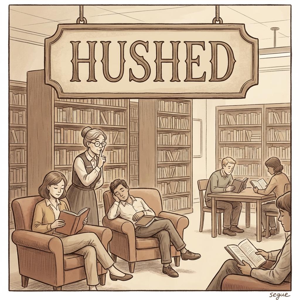 hushed