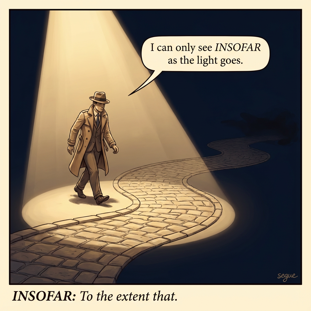insofar