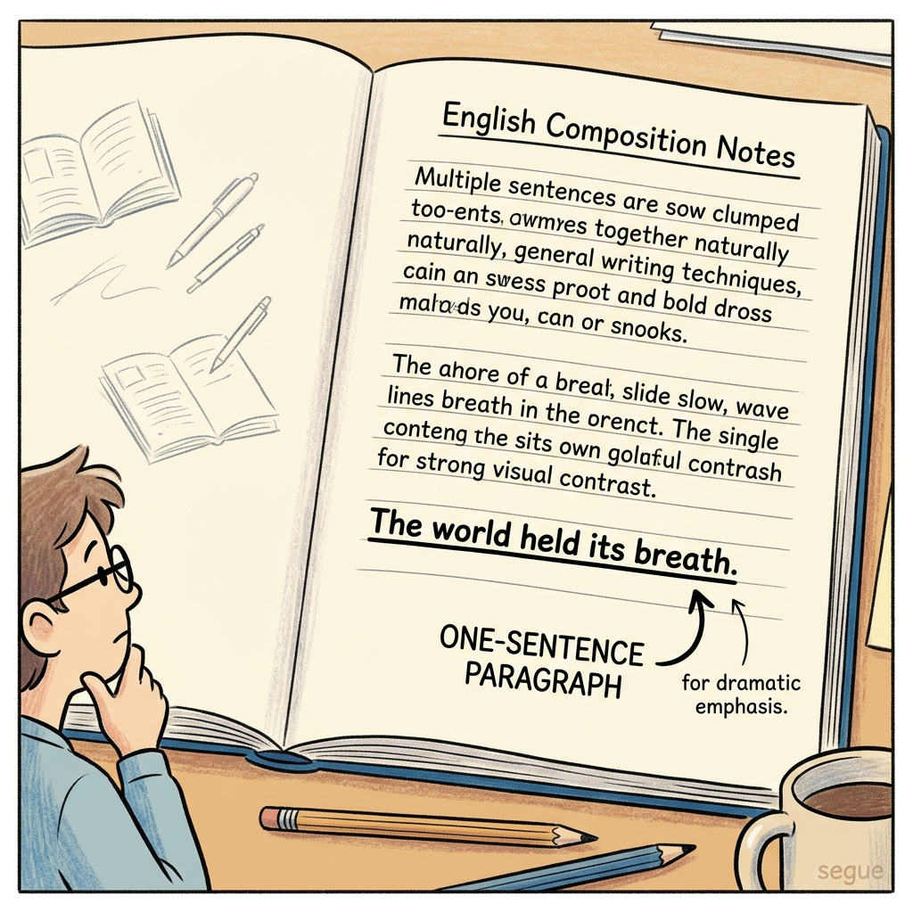one-sentence paragraph