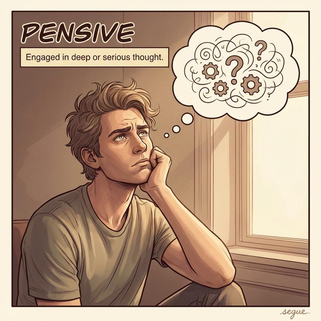 pensive