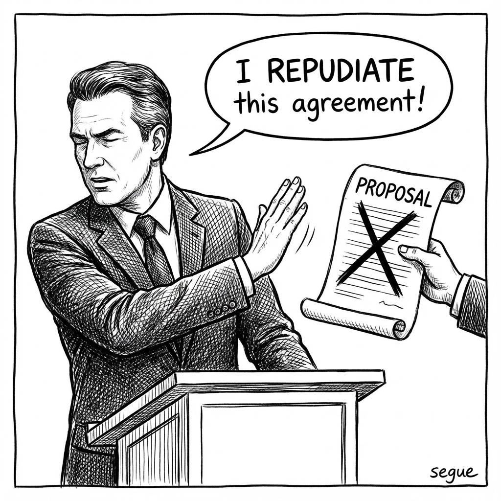 repudiate