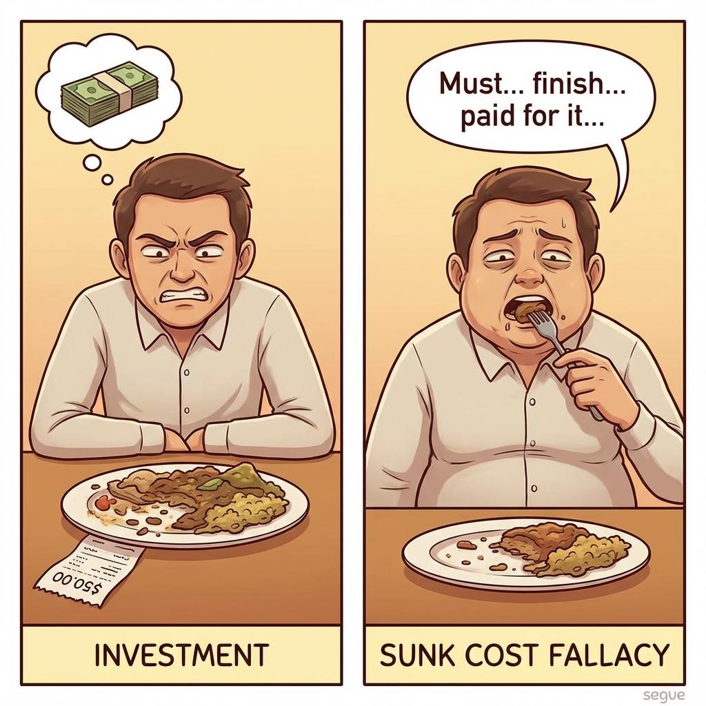 sunk cost fallacy