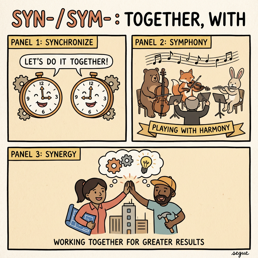 syn-, sym-