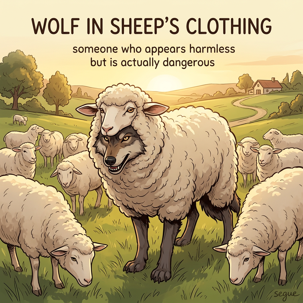 wolf in sheep's clothing