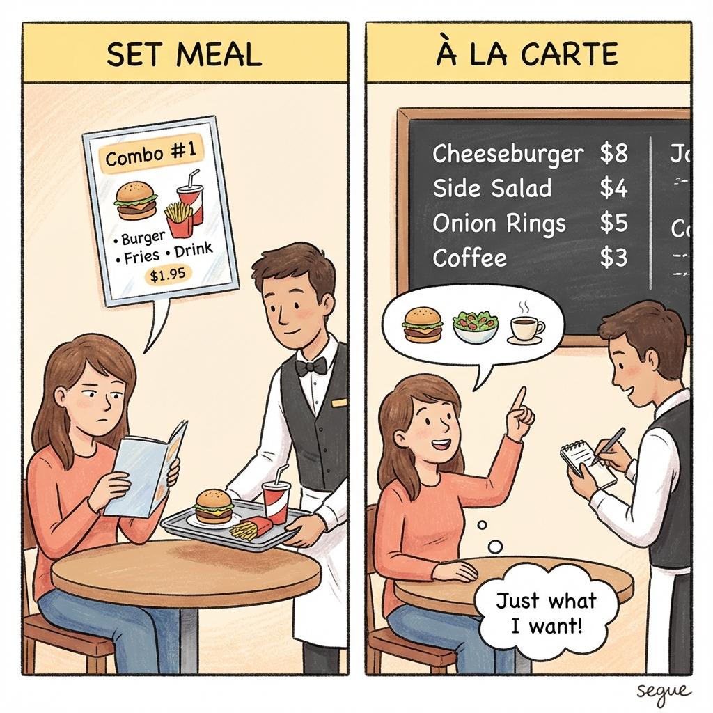 à la carte