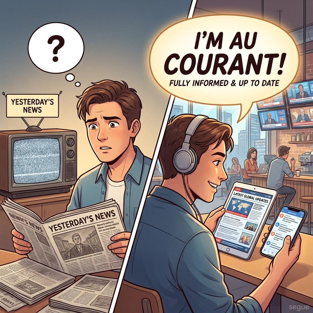 au courant