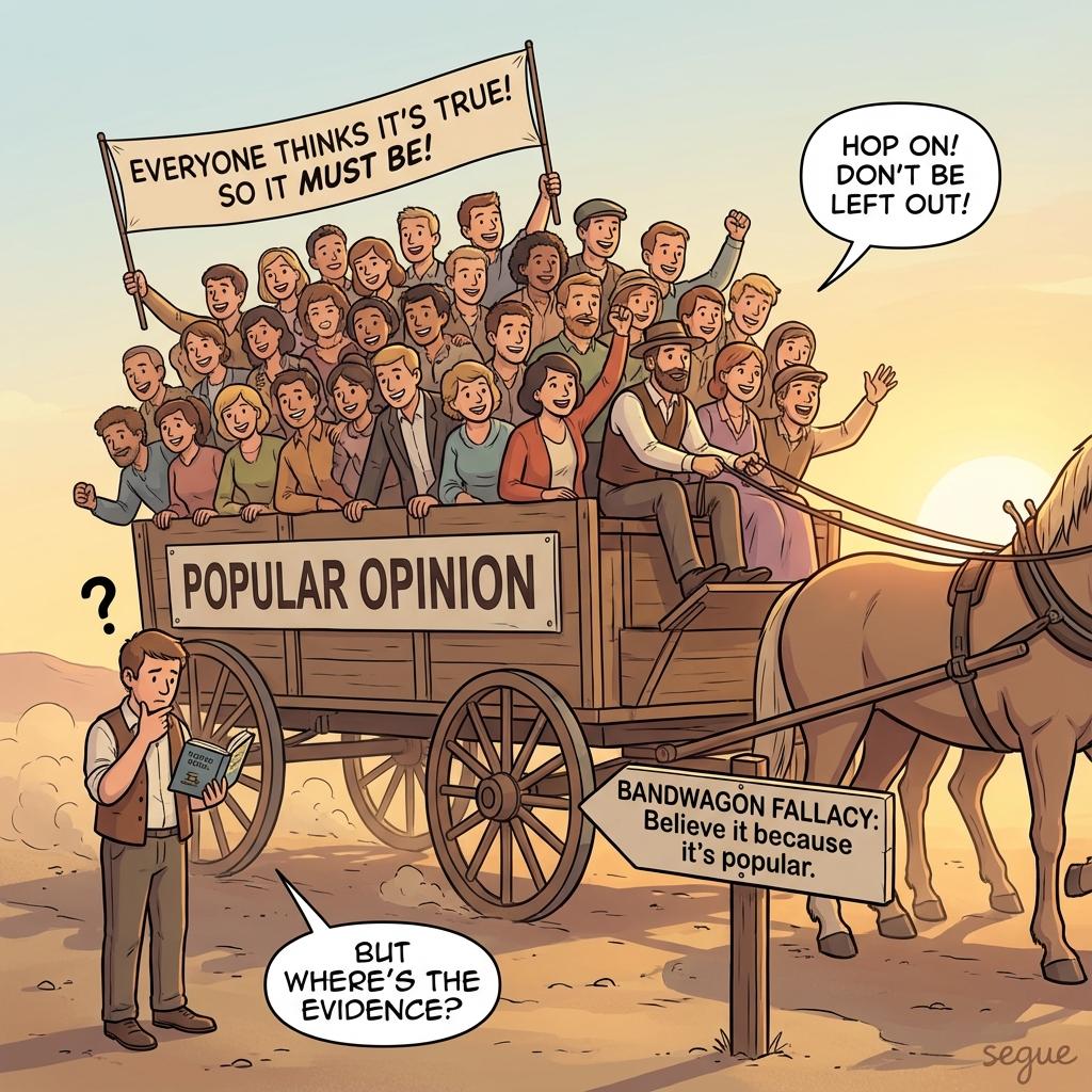 bandwagon fallacy