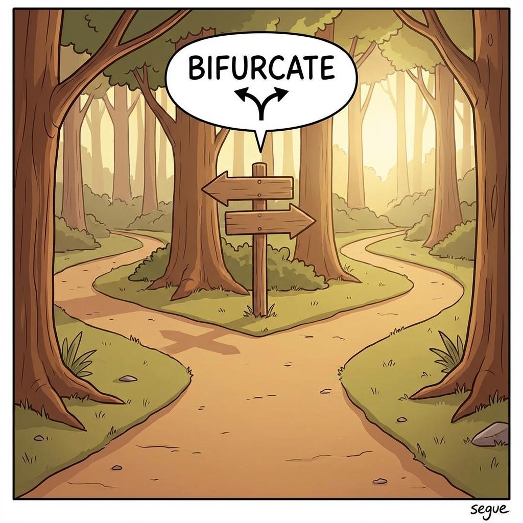 bifurcate