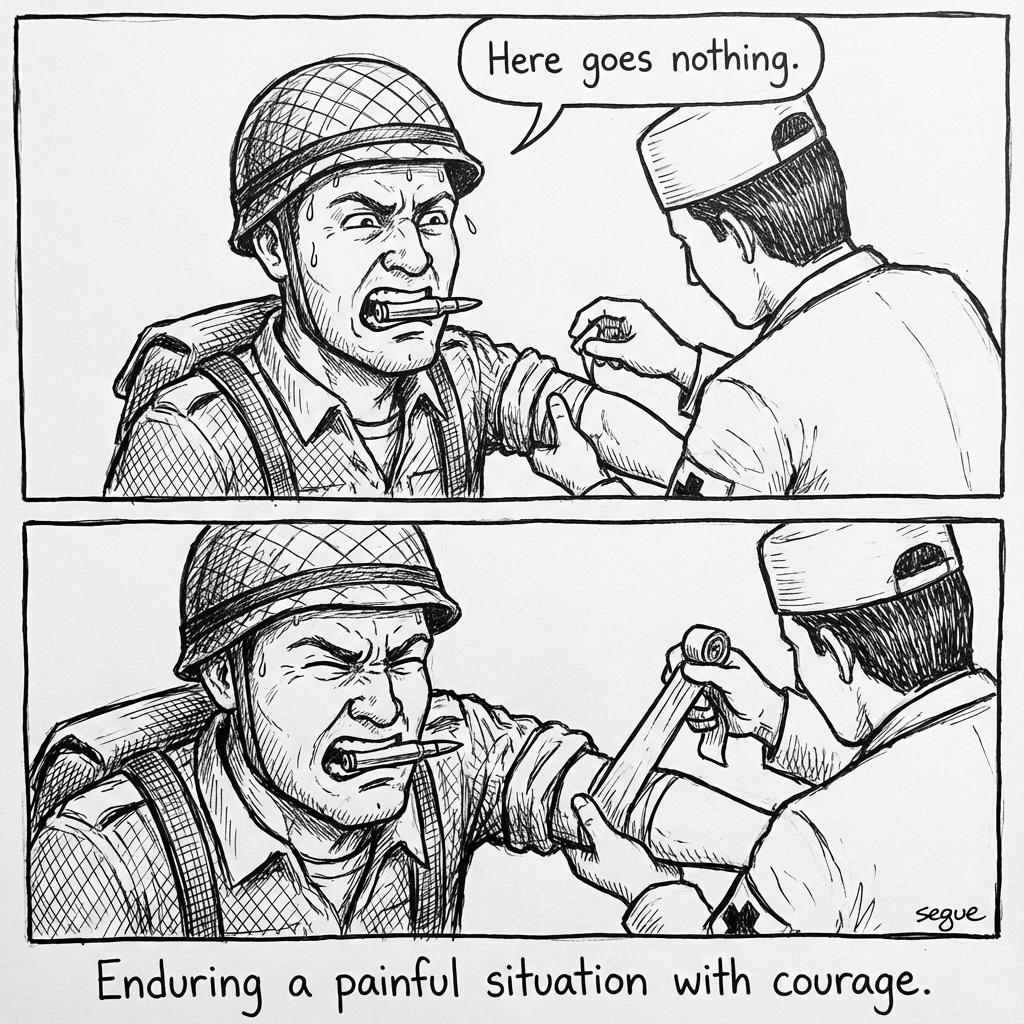 bite the bullet