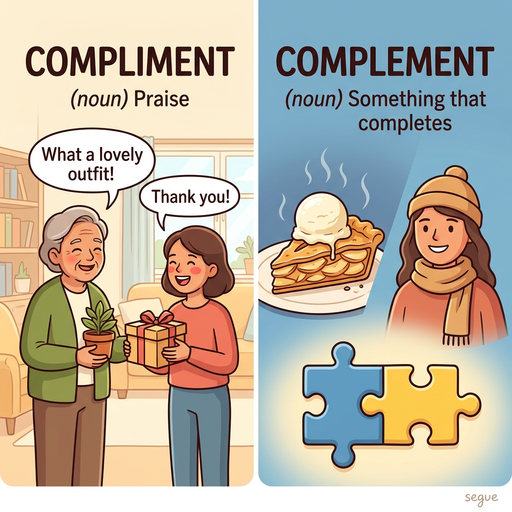 compliment vs. complement