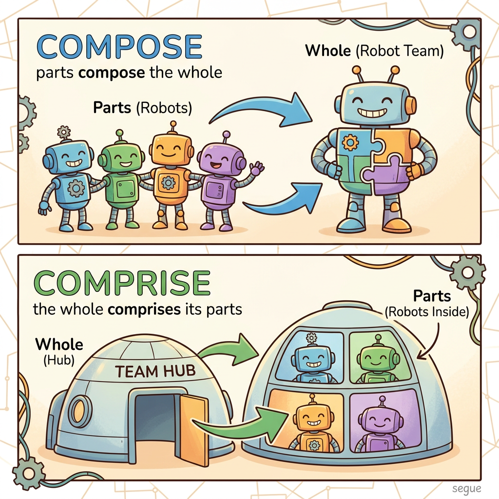 compose vs. comprise