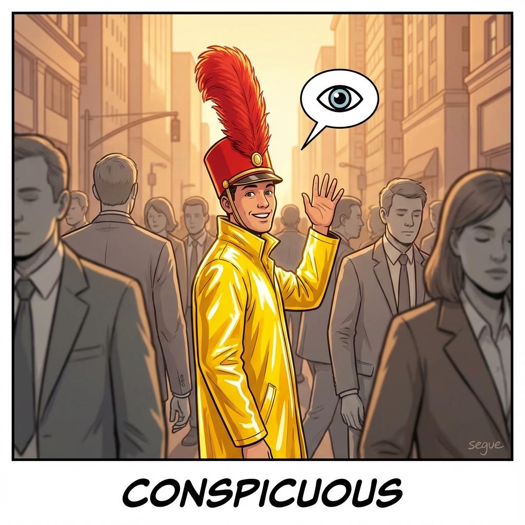 conspicuous