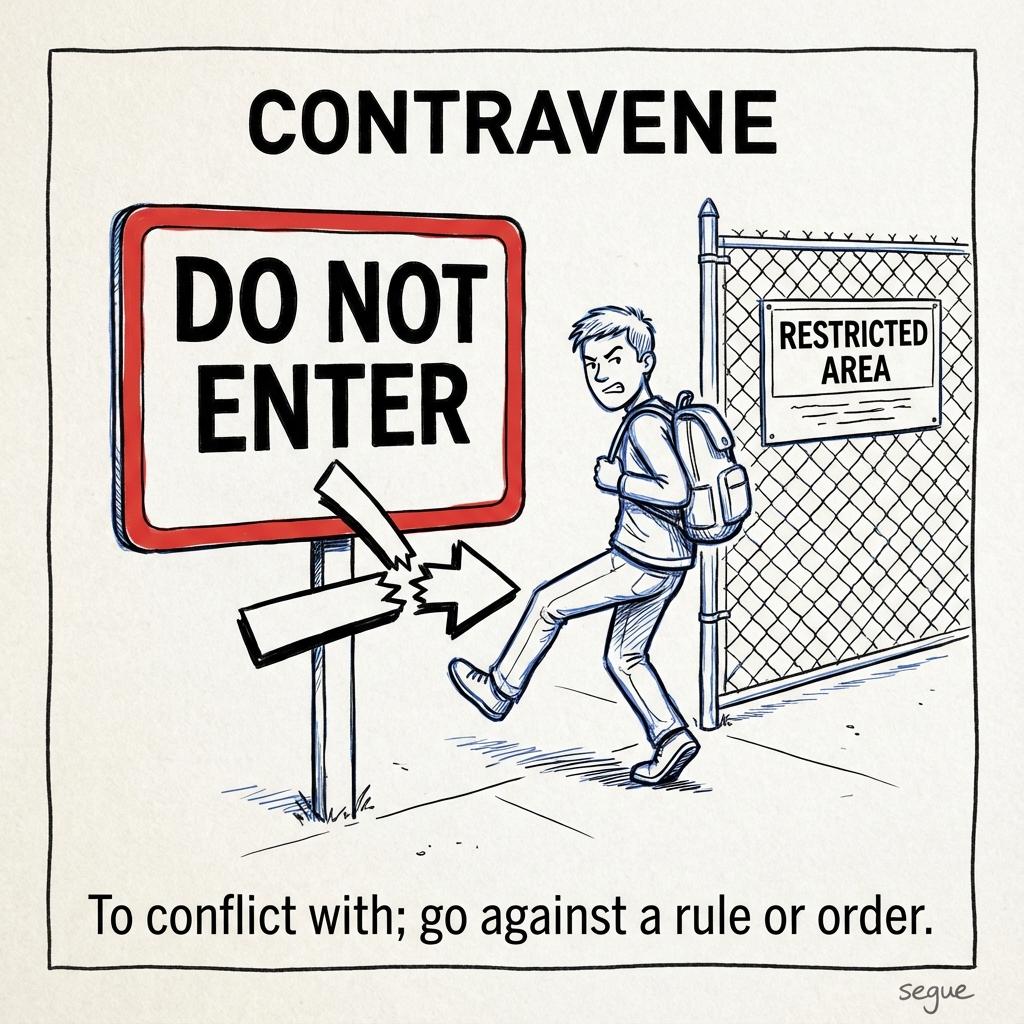 contravene