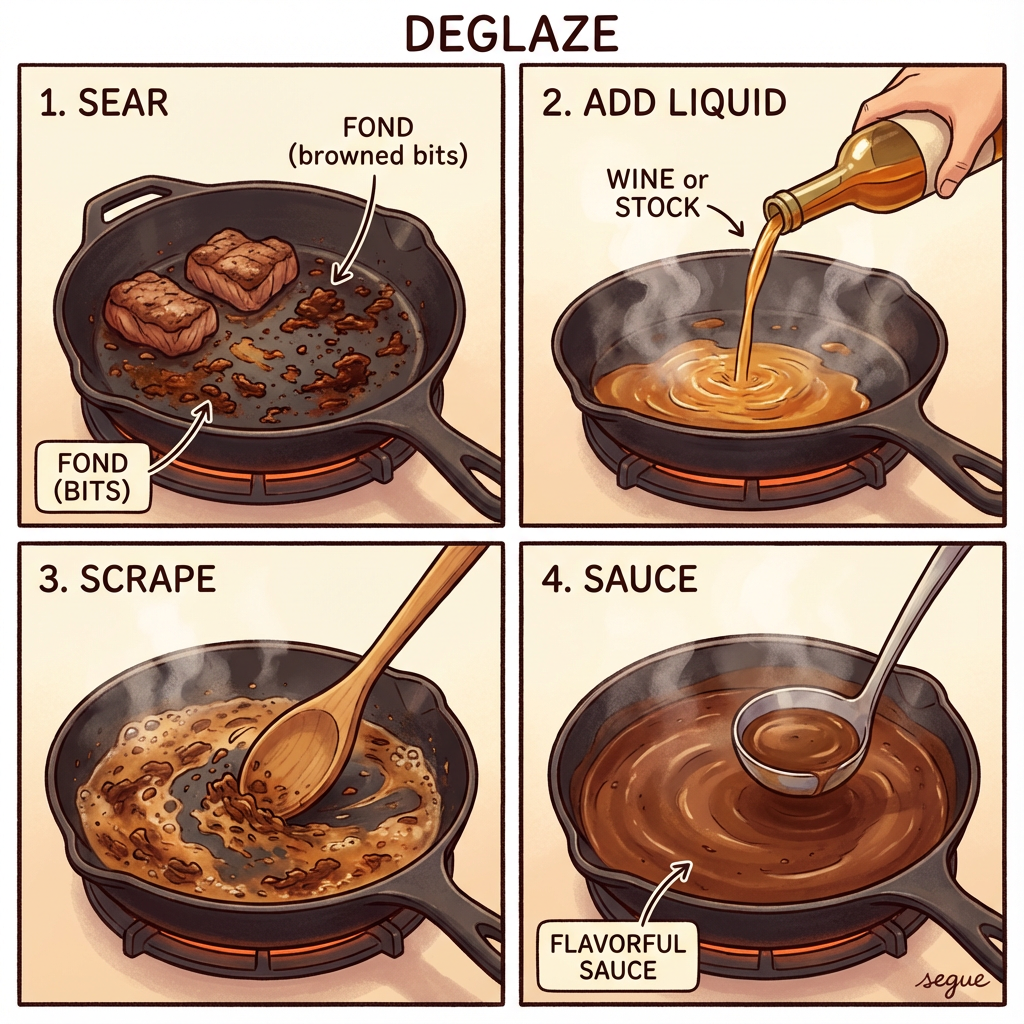 deglaze