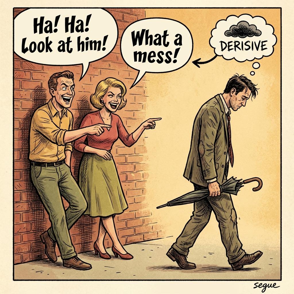 derisive