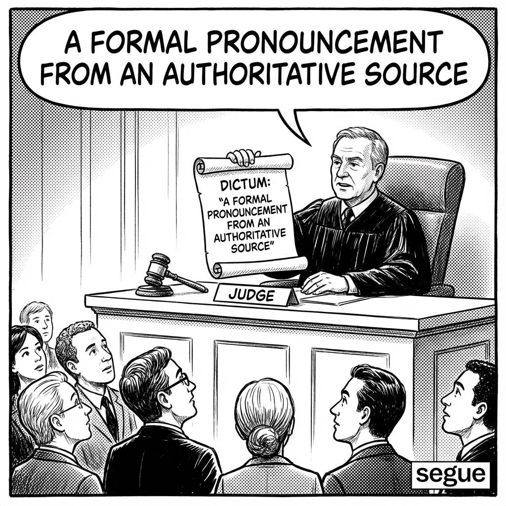 dictum