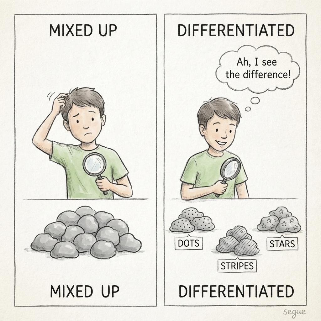 differentiate