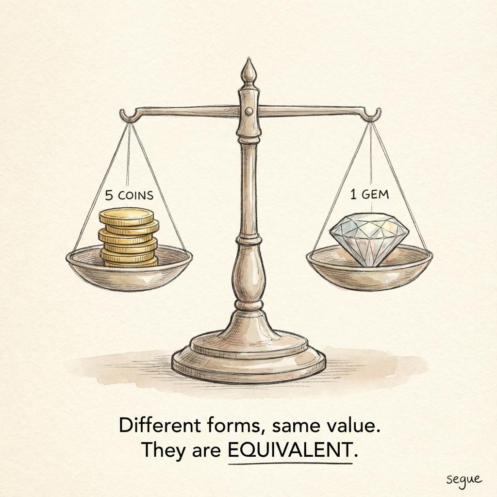 equivalent