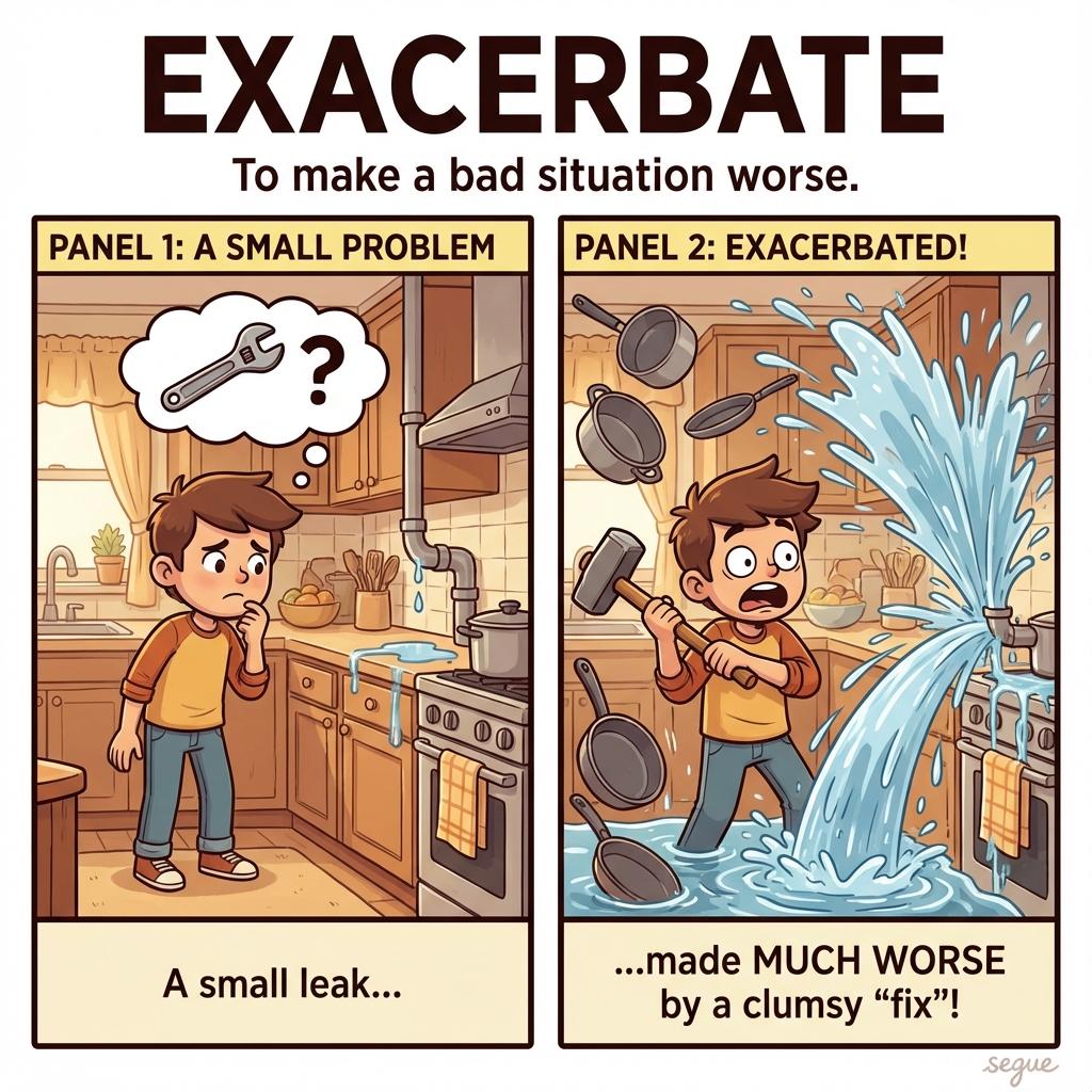 exacerbate