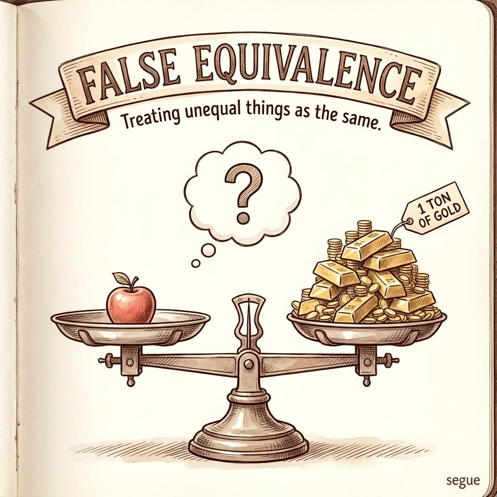 false equivalence