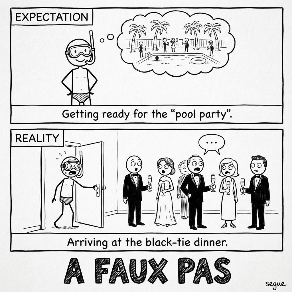 faux pas