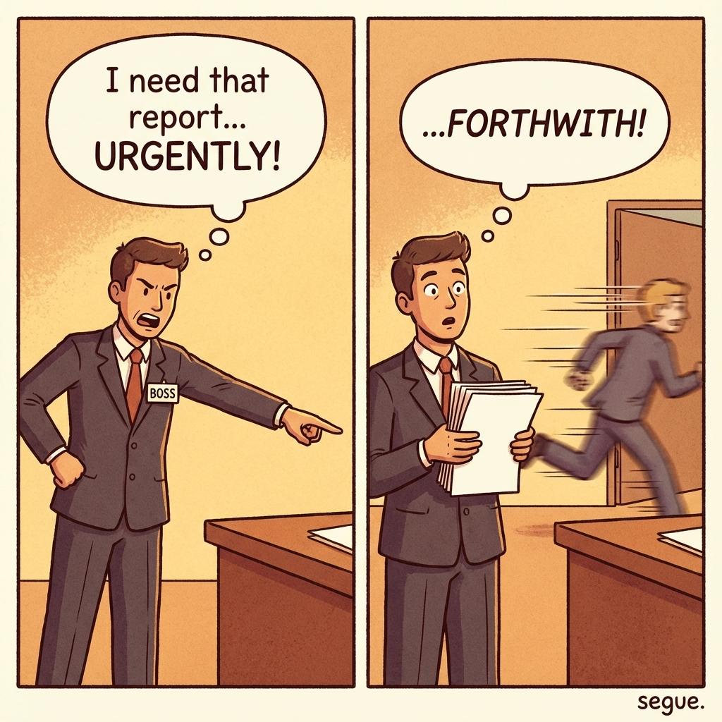 forthwith