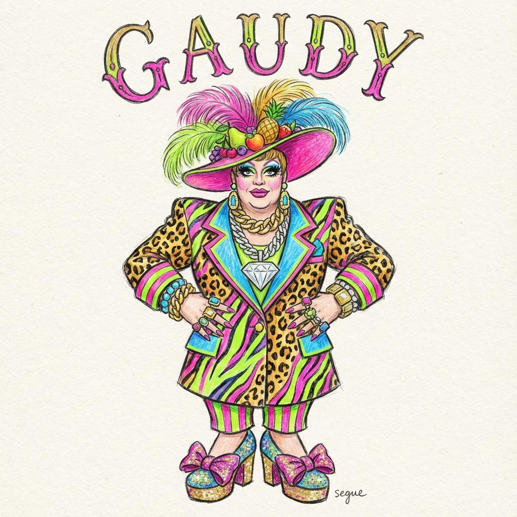 gaudy