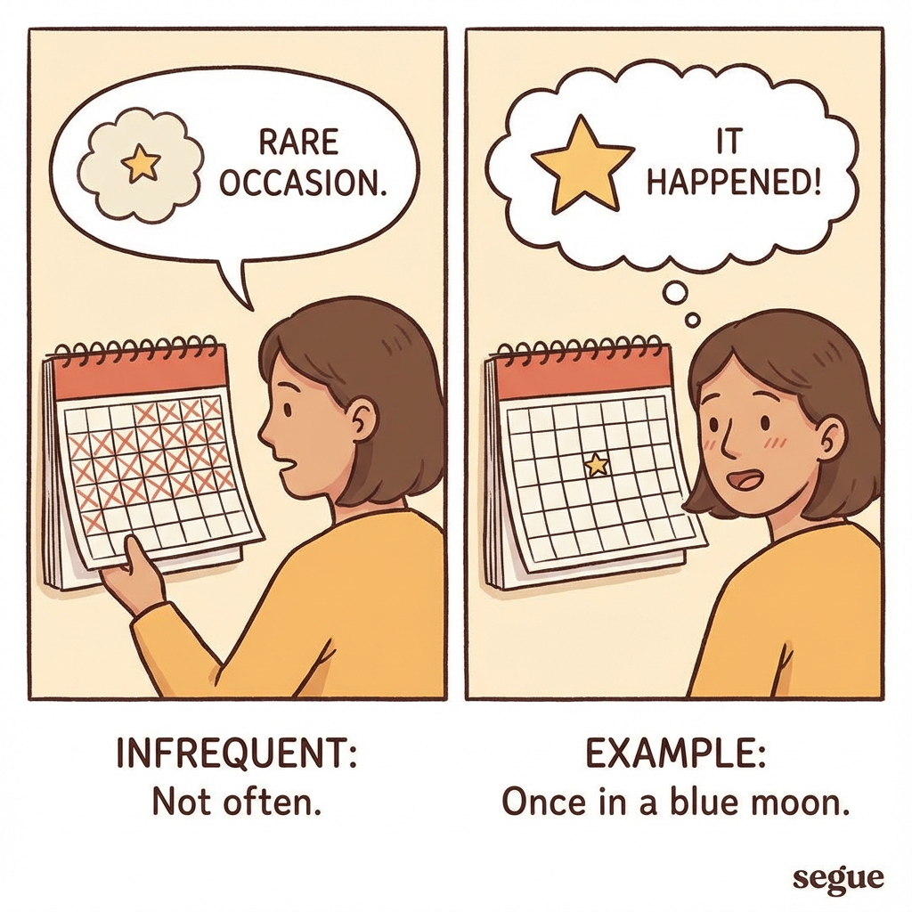 infrequent