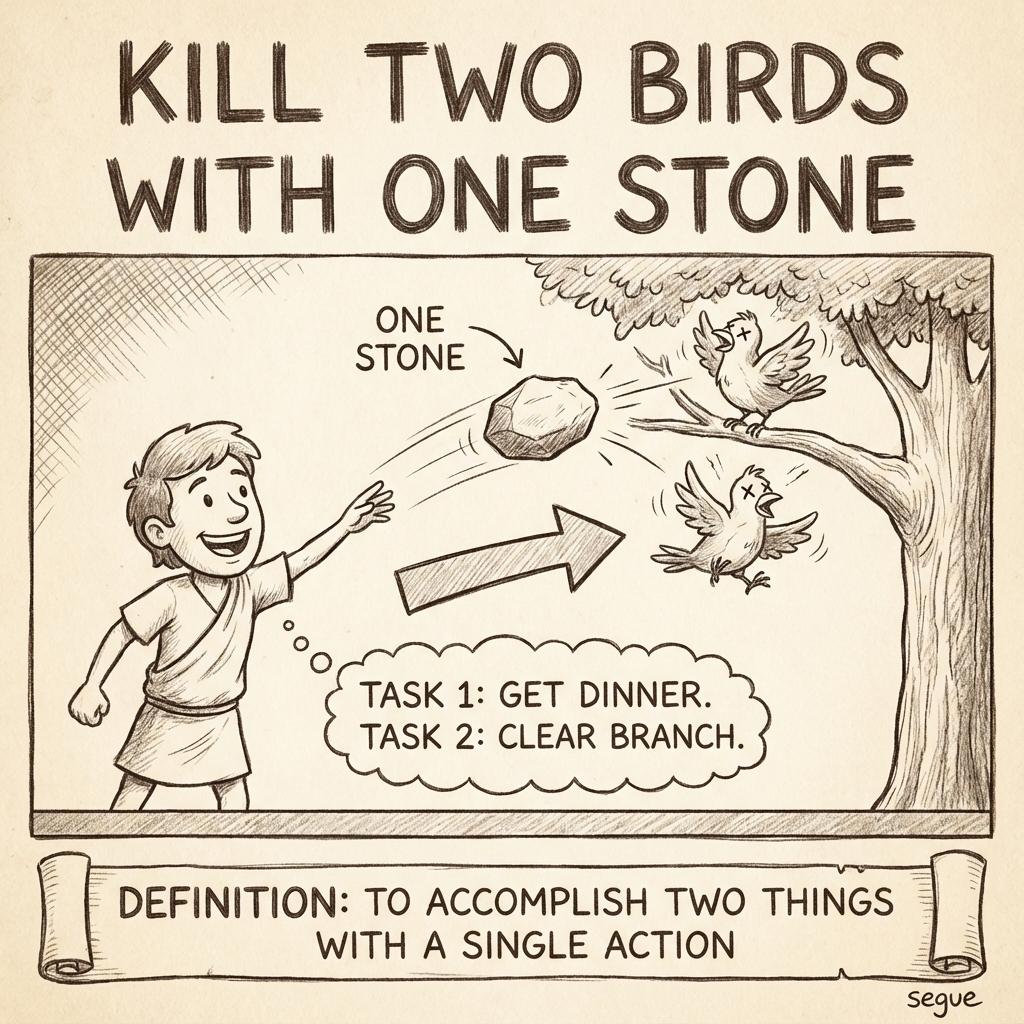 kill two birds with one stone
