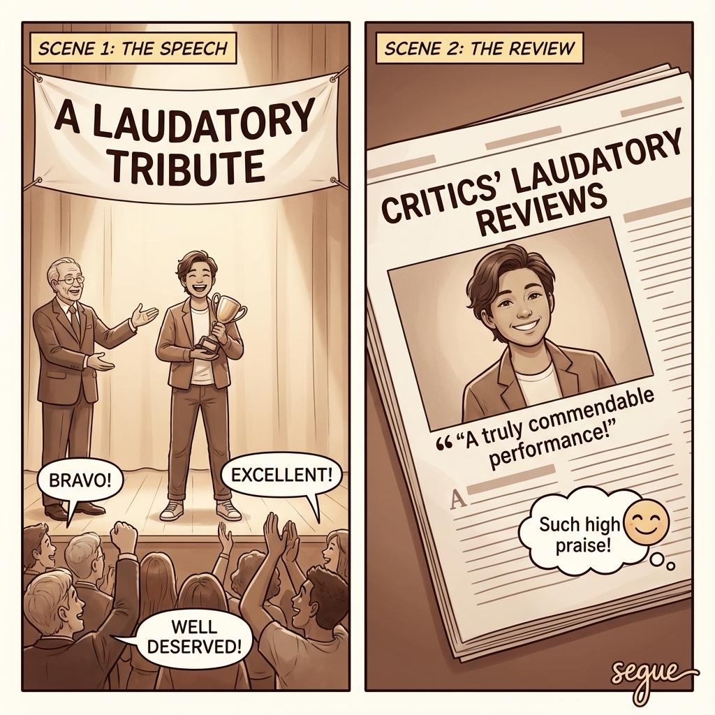 laudatory