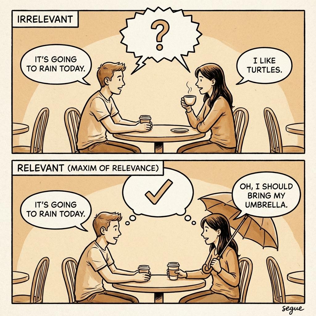 maxim of relevance