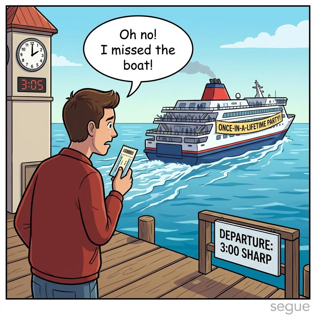miss the boat