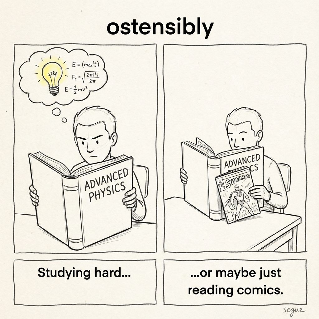ostensibly