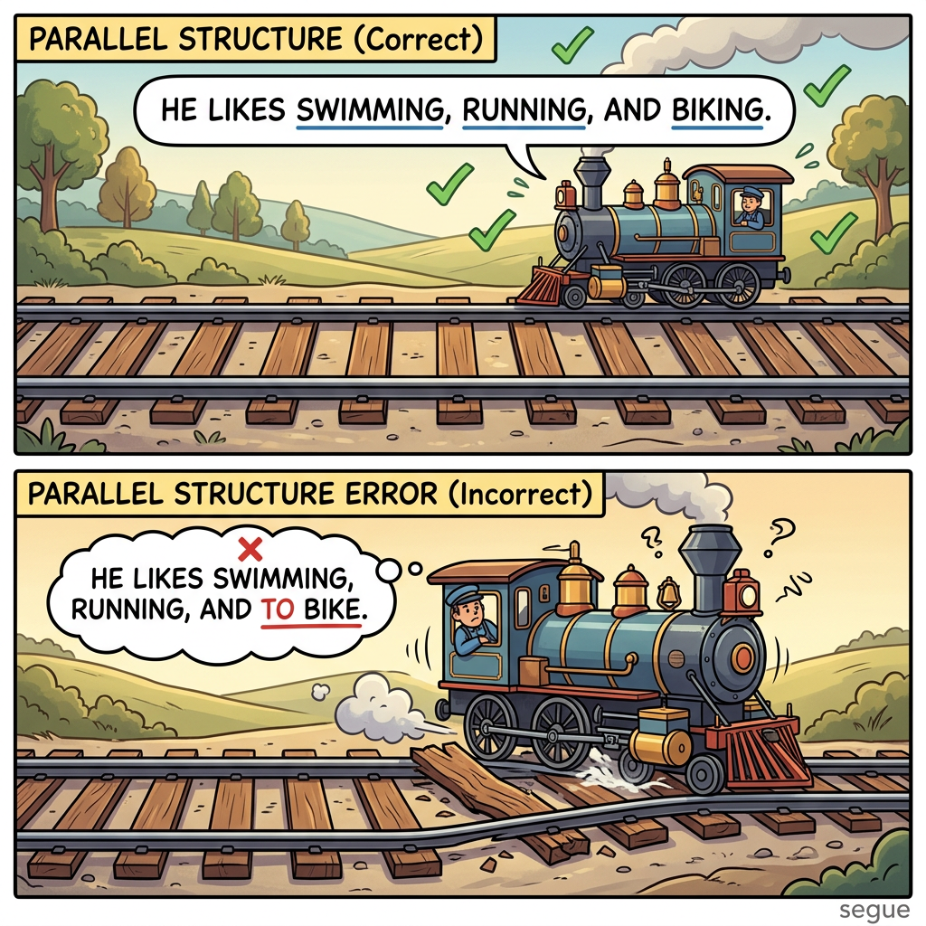 parallel structure error
