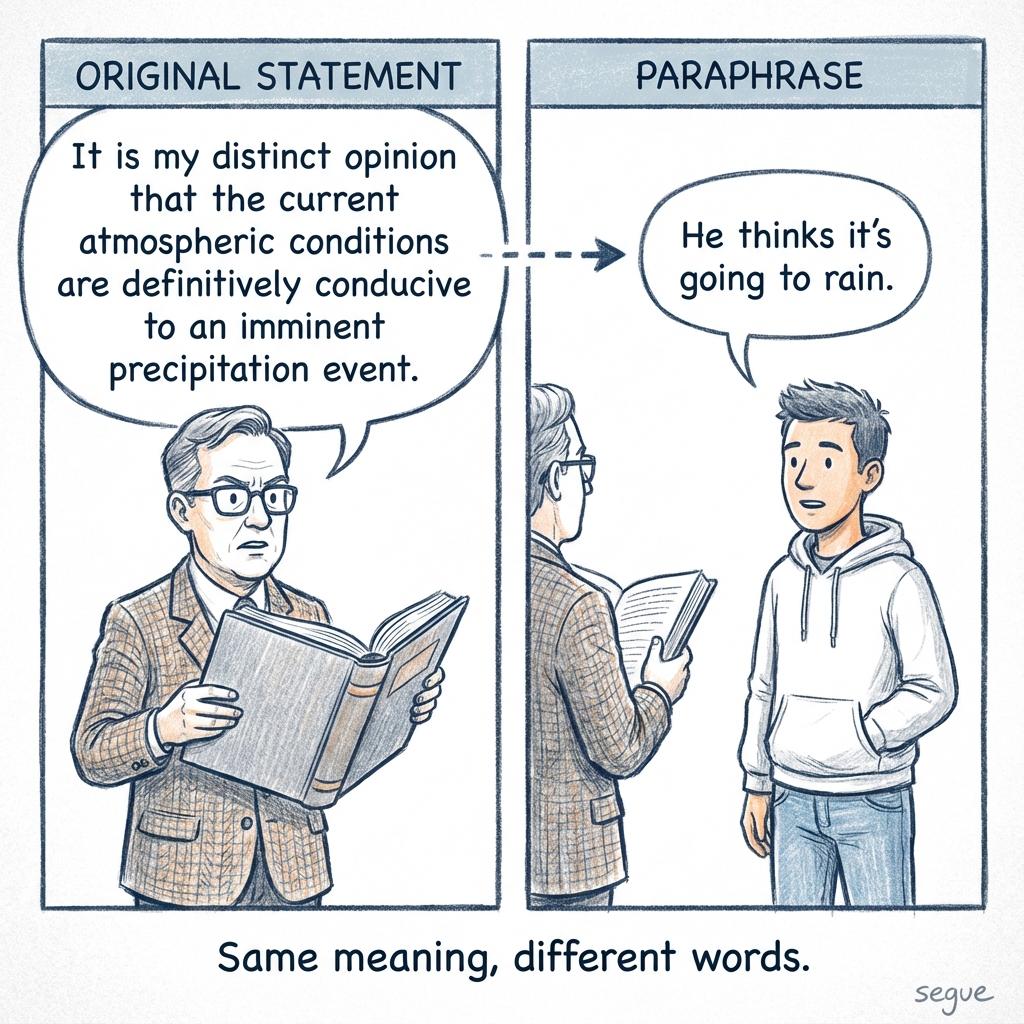 paraphrase