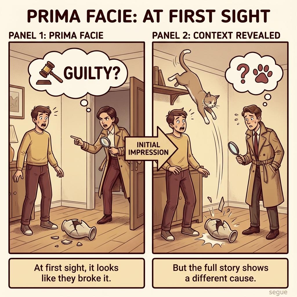 prima facie