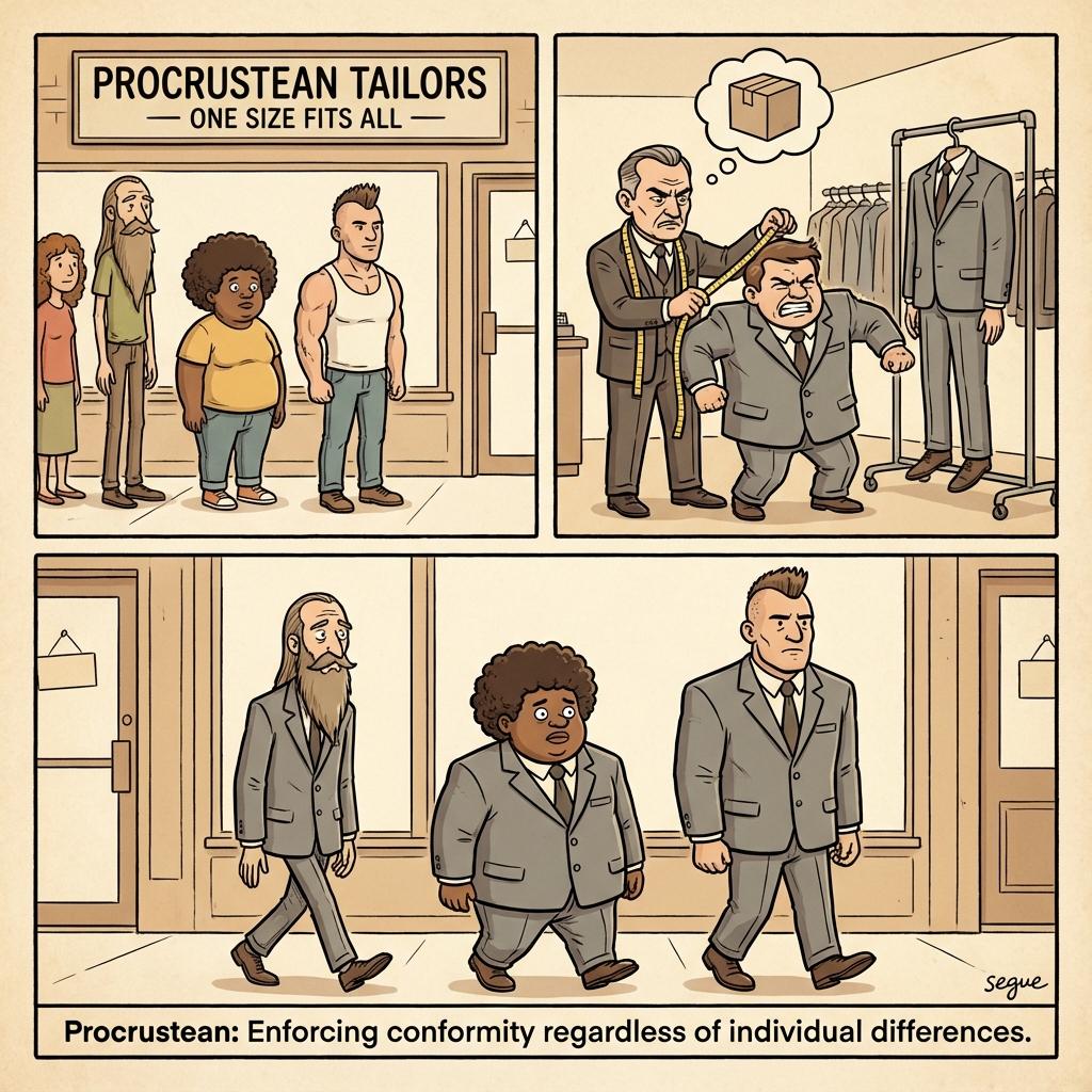 procrustean