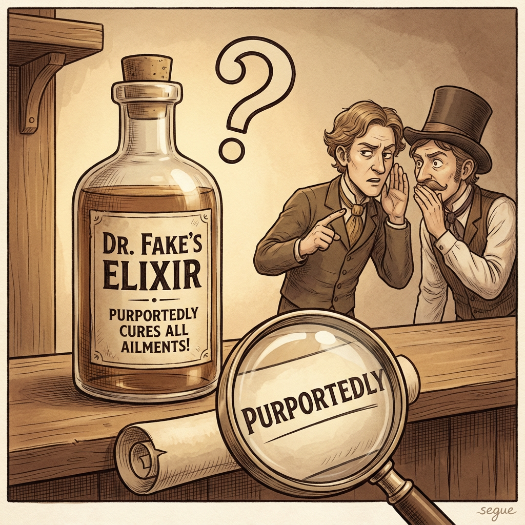 purportedly