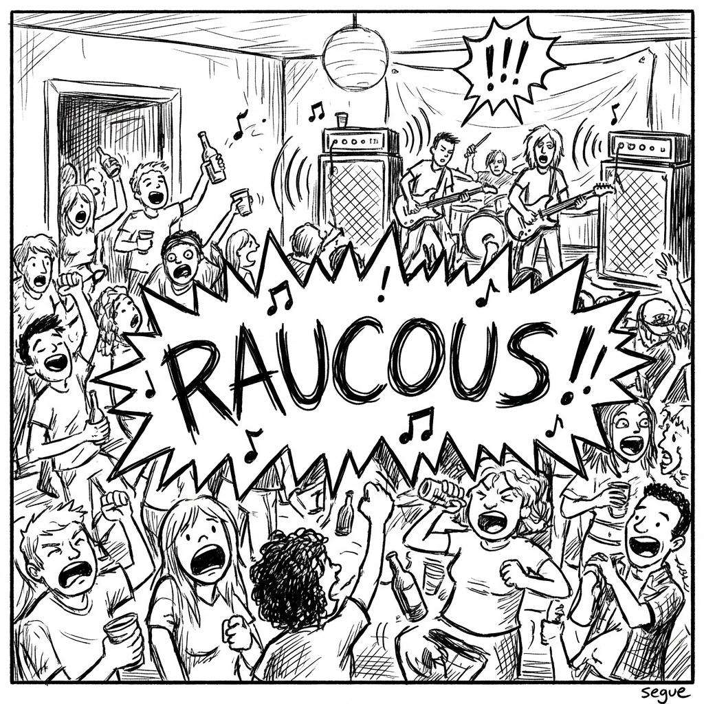 raucous