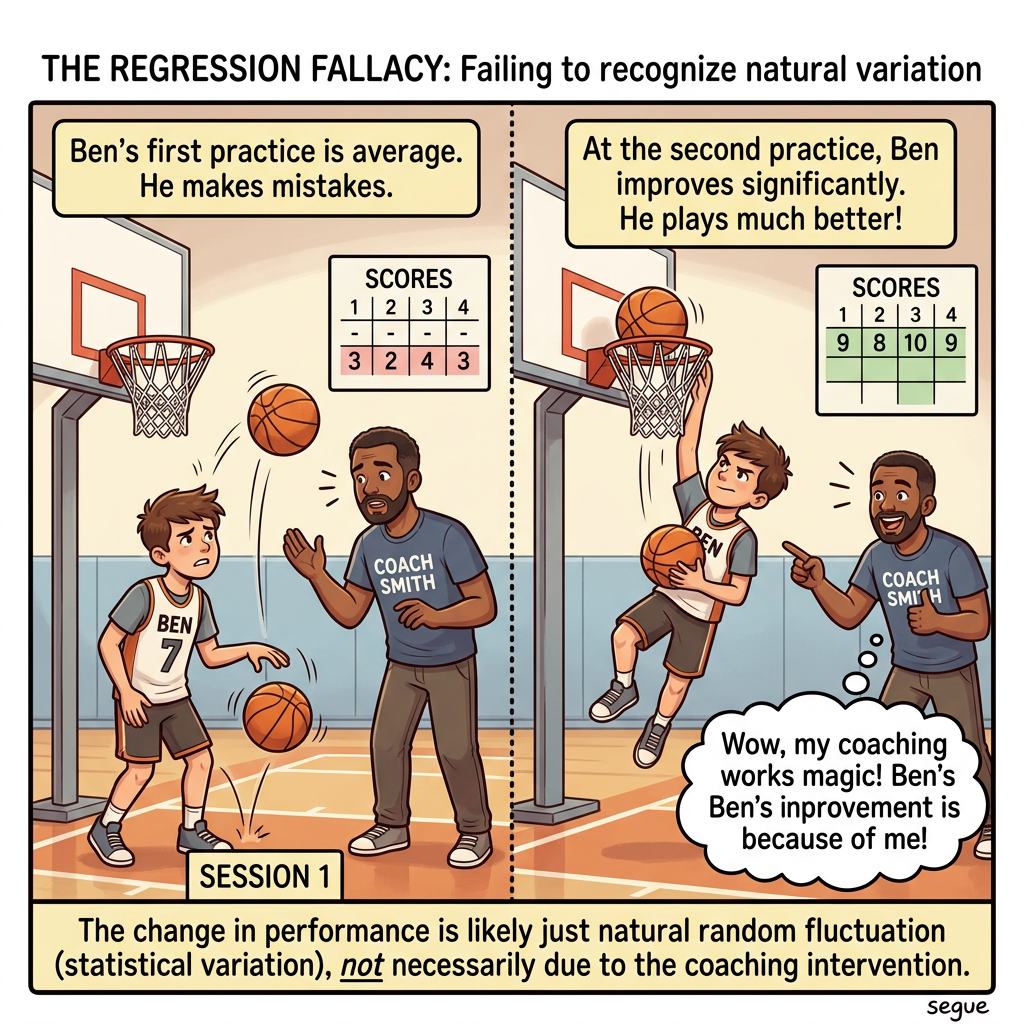 regression fallacy
