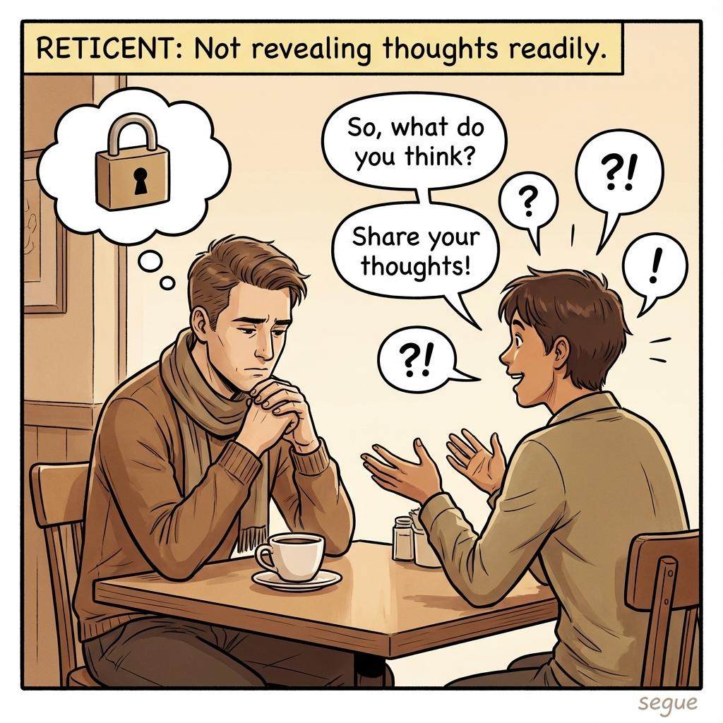 reticent